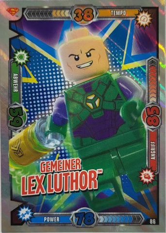 Batman Trading Card Game (German) Series 1 - # 86 Gemeiner Lex Luthor