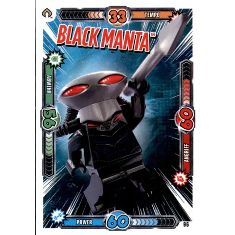 Batman Trading Card Game (German) Series 1 - # 96 Black Manta