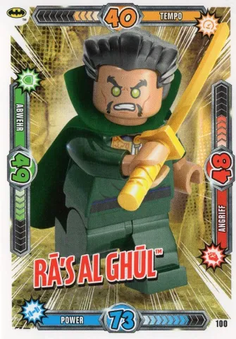 Batman Trading Card Game (German) Series 1 - # 100 Rā's Al Ghūl