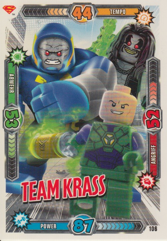 Batman Trading Card Game (German) Series 1 - # 106 Team Krass