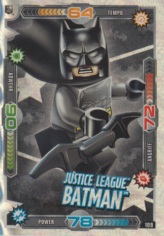 Batman Trading Card Game (German) Series 1 - # 109 Justice League Batman