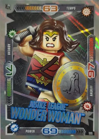 Batman Trading Card Game (German) Series 1 - # 111 Justice League Wonder Woman