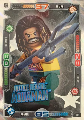 Batman Trading Card Game (German) Series 1 - # 113 Justice League Aquaman