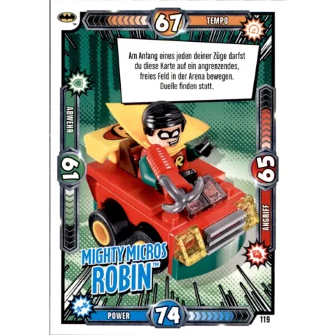 Batman Trading Card Game (German) Series 1 - # 119 Mighty Micros Robin