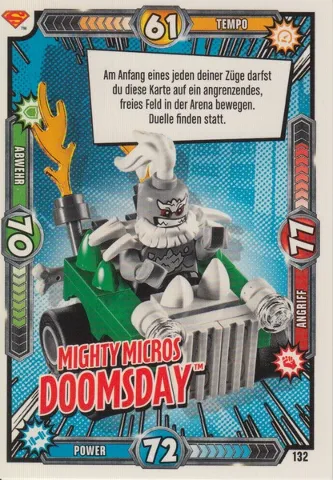 Batman Trading Card Game (German) Series 1 - # 132 Mighty Micros Doomsday