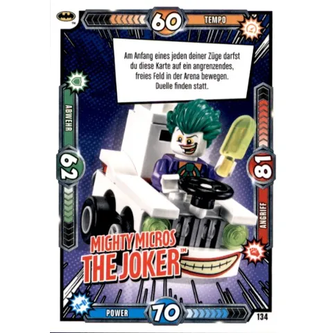 Batman Trading Card Game (German) Series 1 - # 134 Mighty Micros The Joker