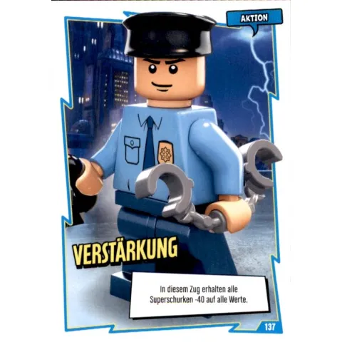 Batman Trading Card Game (German) Series 1 - # 137 Verstärkung