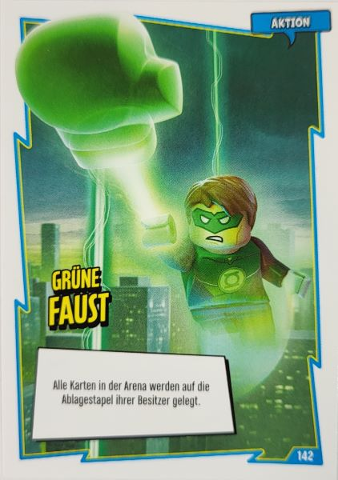 Batman Trading Card Game (German) Series 1 - # 142 Grüne Faust