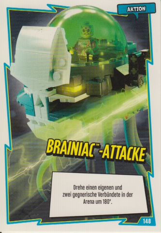 Batman Trading Card Game (German) Series 1 - # 148 Brainiac-Attacke