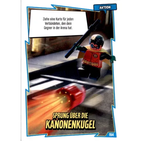 Batman Trading Card Game (German) Series 1 - # 154 Sprung über die Kanononkugel
