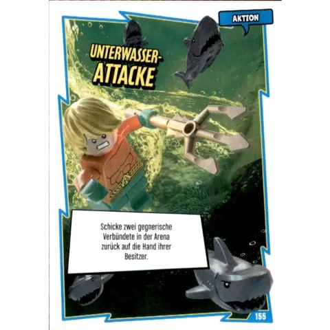 Batman Trading Card Game (German) Series 1 - # 155 Unterwasser-Attacke