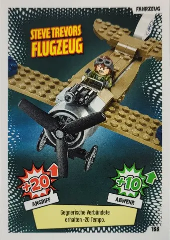 Batman Trading Card Game (German) Series 1 - # 168 Steve Trevors Flugzeug