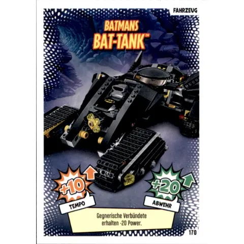Batman Trading Card Game (German) Series 1 - # 170 Batmans Bat-Tank