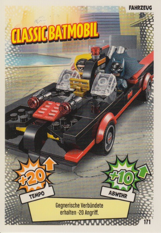 Batman Trading Card Game (German) Series 1 - # 171 Classic Batmobil