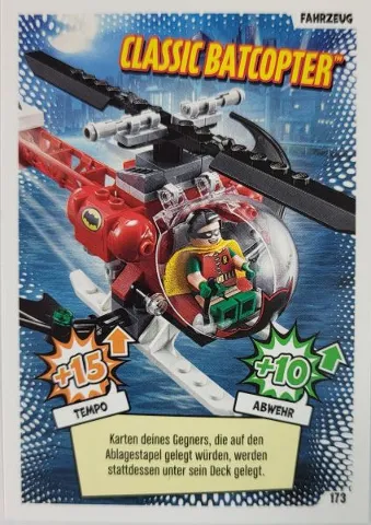 Batman Trading Card Game (German) Series 1 - # 173 Classic Batcopter
