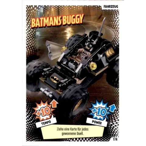Batman Trading Card Game (German) Series 1 - # 174 Batmans Buggy