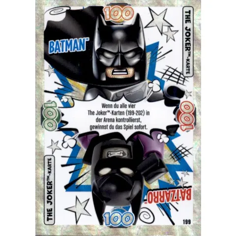 Batman Trading Card Game (German) Series 1 - # 199 Batman / Batzarro
