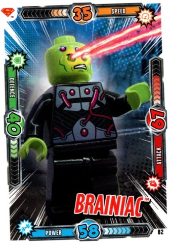 Batman Trading Card Game (English) Series 1 - # 82 Brainiac