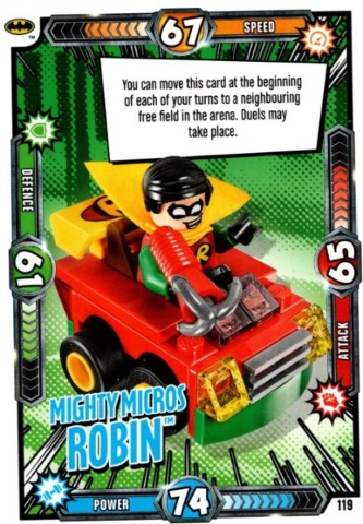 Batman Trading Card Game (English) Series 1 - # 119 Mighty Micros Robin