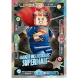 Batman Trading Card Game (French) Series 1 - # 110 La Ligue des Justiciers Superman