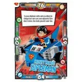 Batman Trading Card Game (French) Series 1 - # 121 Mighty Micros Superman