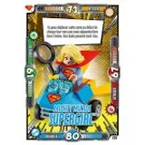 Batman Trading Card Game (French) Series 1 - # 126 Mighty Micros Supergirl