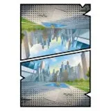 Batman Trading Card Game (French) Series 1 - # 195 Carte Puzzle La Ligue des Justiciers