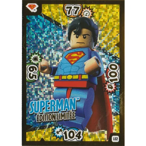 Batman Trading Card Game (French) Series 1 - # LE2 Superman Édition Limitée