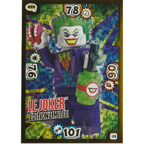 Batman Trading Card Game (French) Series 1 - # LE4 Le Joker Édition Limitée