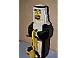 Sheik with Saxophone (Glued)