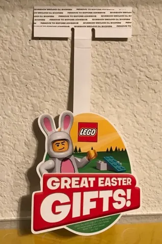 Display Sign, Wobbler / Shopper Stopper, Easter Bunny - Great Easter Gifts!