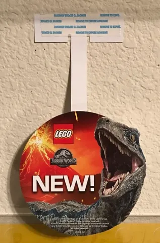 Display Sign, Wobbler / Shopper Stopper, Jurassic World, New!