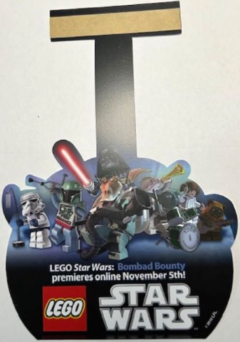Display Sign, Wobbler / Shopper Stopper, Star Wars Bombad Bounty