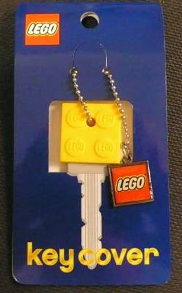 2 x 2 Brick - Soft Key Cover Key Chain (Yellow or Red)
