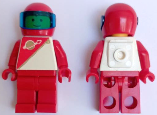 Pin, Futuron Red Minifigure, Snap-on
