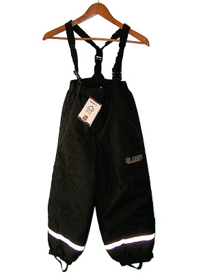 Snow Pants with Suspenders, Silver Reflective Bands, UNLIMItex