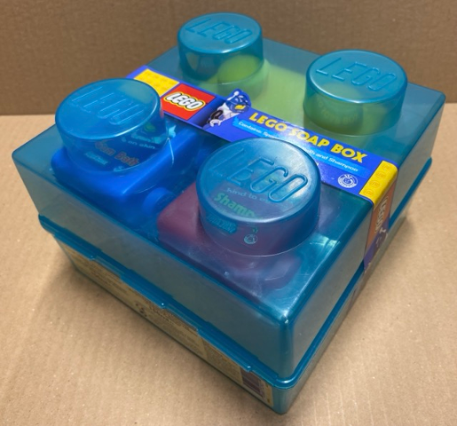 Soap Box, Aquazone 3-Pack (Sponge, Foam Bath and Shampoo)