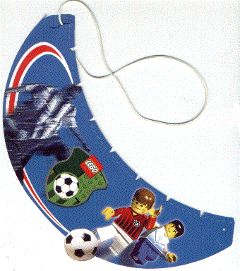 Visor, Cardboard with Rubber Band, Soccer
