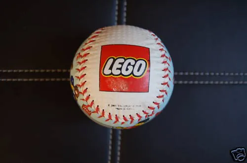 Softball, LEGO Logo with Minifigures (9.5cm D.)