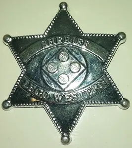 Badge, LEGO Western Sheriff Star