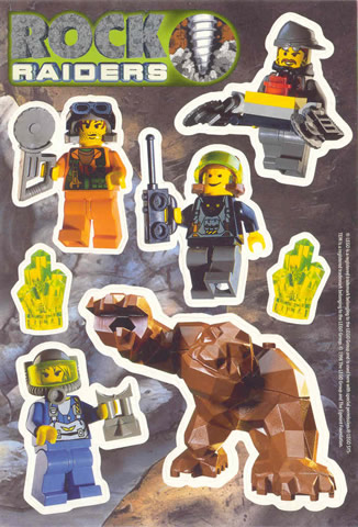 Sticker Sheet, Rock Raiders Sheet