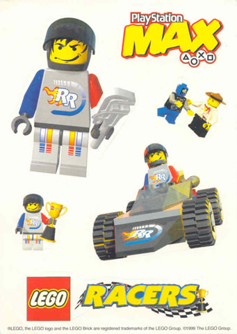 Sticker Sheet, Racers Sheet - Playstation Max