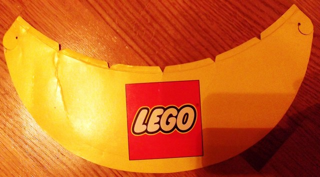 Visor, Cardboard with LEGO Logo Pattern