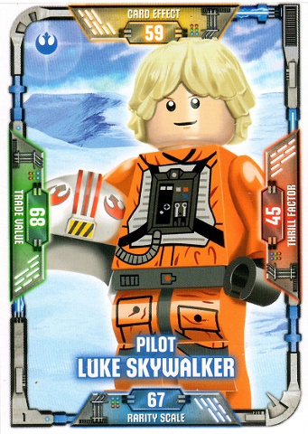 Star Wars Trading Card Game (German) Series 1 - # 1 Pilot Luke Skywalker