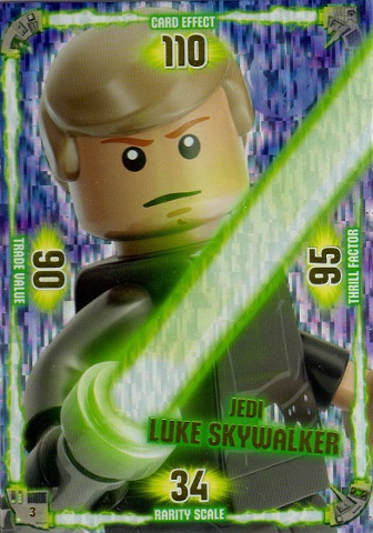 Star Wars Trading Card Game (German) Series 1 - # 3 Jedi Luke Skywalker