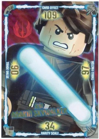 Star Wars Trading Card Game (German) Series 1 - # 6 Jedi Anakin Skywalker (Oversize XXL)