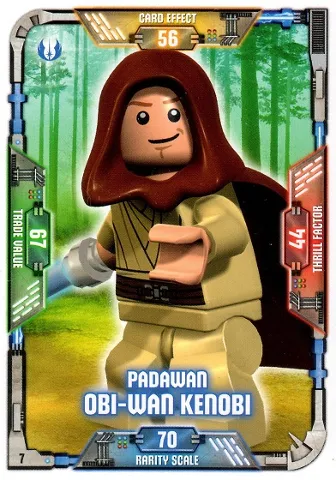 Star Wars Trading Card Game (German) Series 1 - # 7 Padawan Obi-Wan Kenobi
