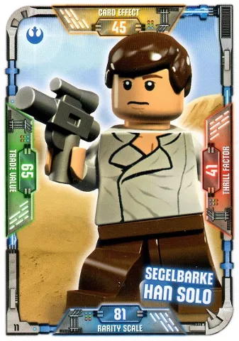 Star Wars Trading Card Game (German) Series 1 - # 11 Segelbarke Han Solo