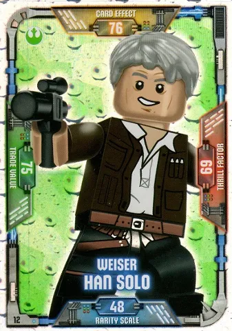 Star Wars Trading Card Game (German) Series 1 - # 12 Weiser Han Solo