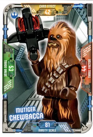 Star Wars Trading Card Game (German) Series 1 - # 14 Mutiger Chewbacca